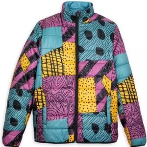 Nightmare before christmas disney Sally puffy reversible jacket coat xxl 2x nwt